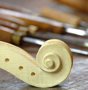 The making of a violin