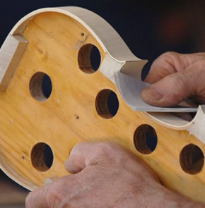 The making of a violin