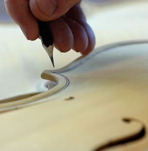 The making of a violin