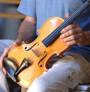 The making of a violin